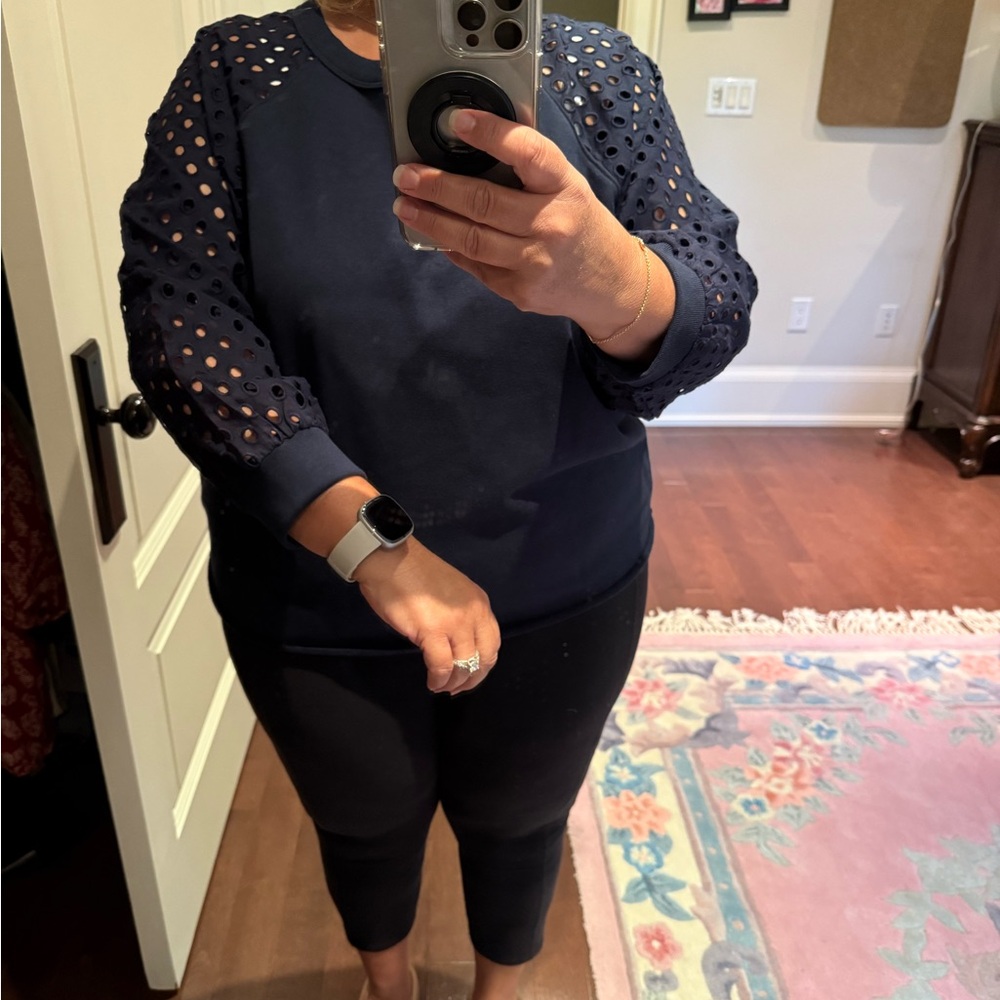 Gap Long sleeve Navy Top US XL - Picture 5 of 5